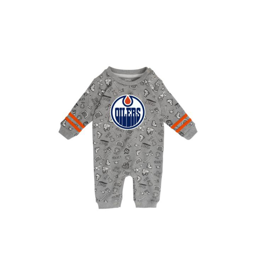 NHL GIFTED PLAYER LS COVERALL EDMONTON OILERS BABY DETSKÝ OVERAL